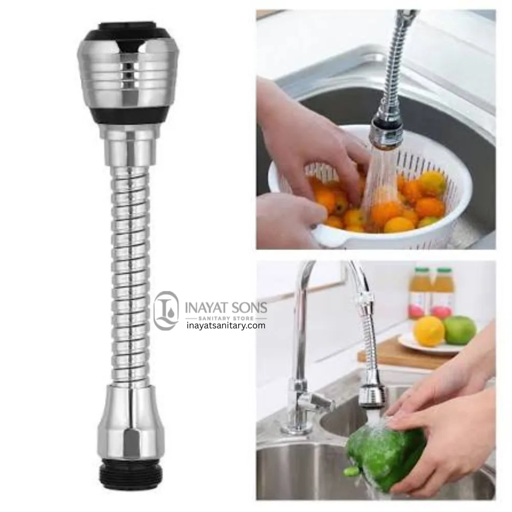 360° Flexible Kitchen Tap Extension - Water Saving Shower Nozzle